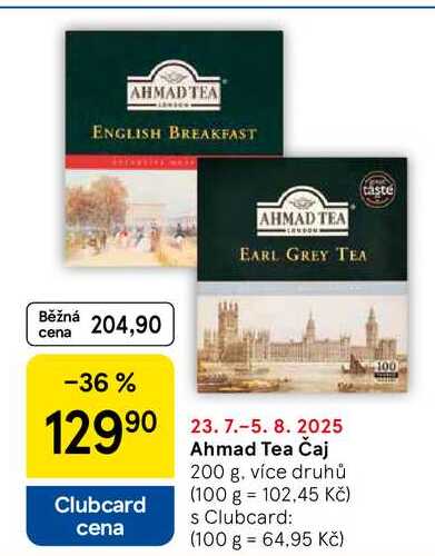 Ahmad Tea Čaj, 200 g 