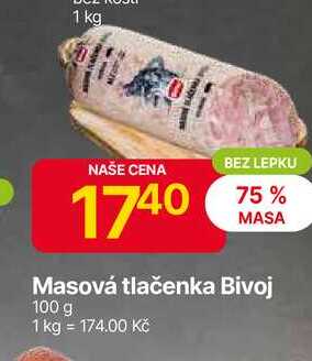 Masová tlačenka Bivoj 100 g