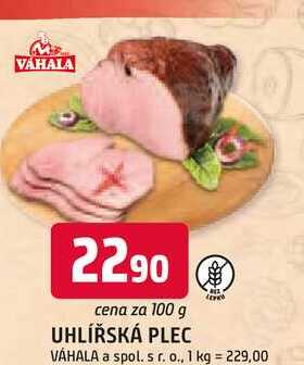 UHLÍŘSKÁ PLEC 100g