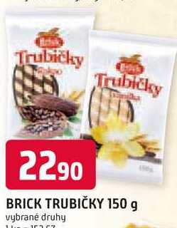 BRICK TRUBIČKY 150 g vybrané druhy 