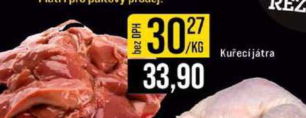Kuřecí játra 1kg 