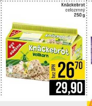 Knäckebrot celozrnný 250 g