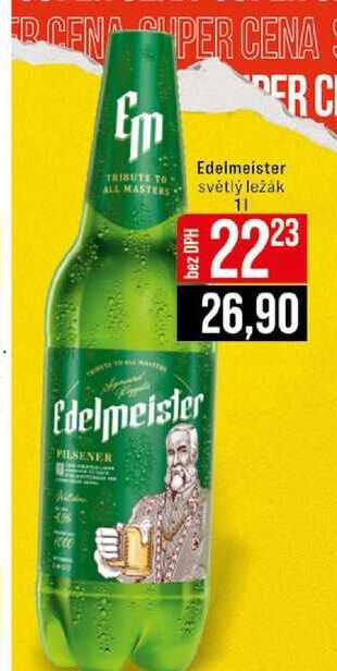 Edelmeister světlý ležák 1l
