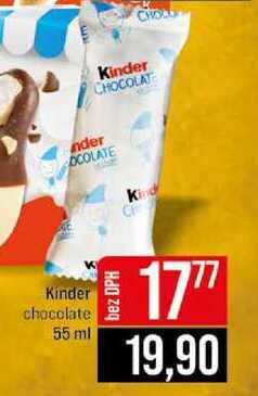 Kinder chocolate 55 ml 