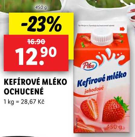 KEFÍROVÉ MLÉKO OCHUCENÉ, 450 g