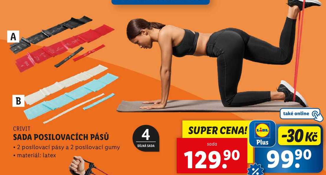 SADA POSILOVACÍCH PÁSŮ 