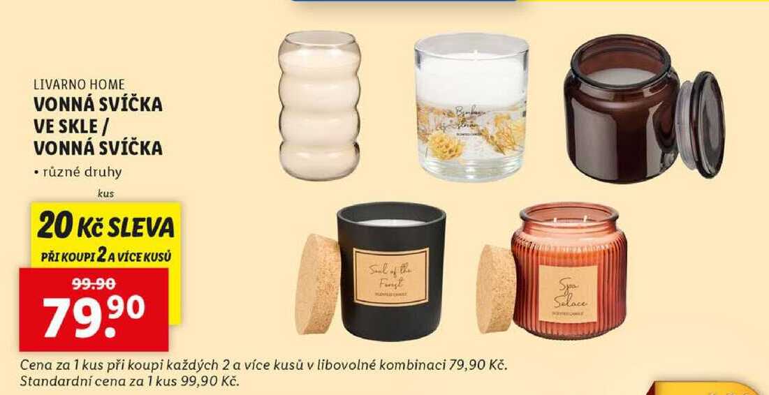 VONNÁ SVÍČKA VE SKLE/VONNÁ SVÍČKA