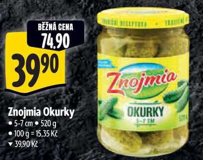 Znojmia Okurky, 520 g