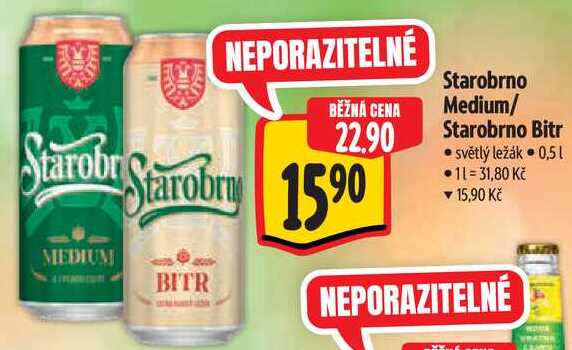 Starobrno Bitr, 0,5 l