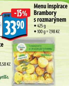 Menu inspirace Brambory s rozmarýnem, 425 g 