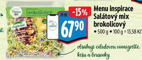 Menu inspirace Salátový mix brokolicový, 500 g