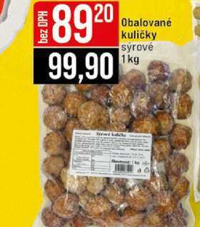 Obalované kuličky sýrové 1 kg 