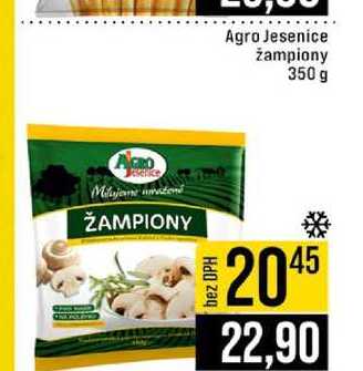 Agro Jesenice žampiony 350 g 