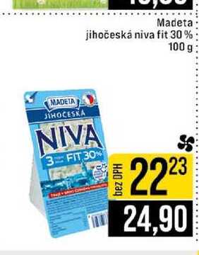 Madeta jihočeská niva fit 30% 100 g