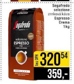 Segafredo selezione zrnková káva Espresso Crema 1 kg