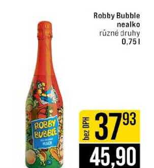 Robby Bubble nealko různé druhy 0.75l