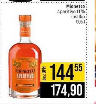 Mionetto Aperitivo 11% nealko 0.5l