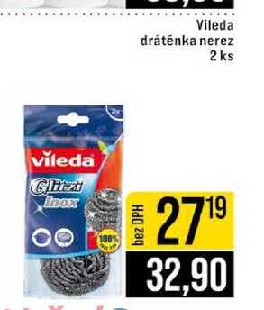 Vileda drátěnka nerez 2 ks 