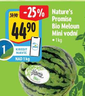   Nature's Promise Bio Meloun Mini vodní  1kg 