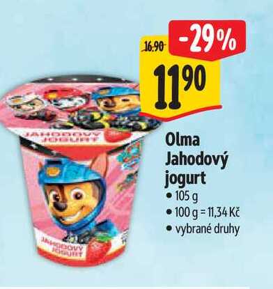  Olma Jahodový jogurt  105 g 