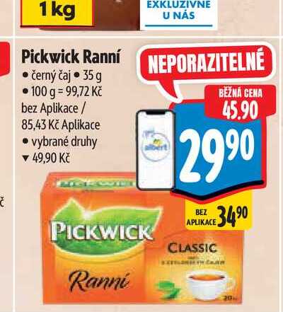 Pickwick Ranní  35 g