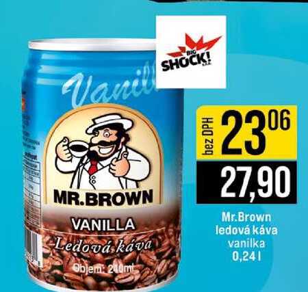Mr.Brown ledová káva vanilka 0,24l 