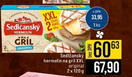 Sedlčanský hermelin na gril XXL original 2x 120g 