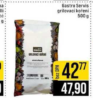 Gastro Servis grilovací kořeni 500 g 