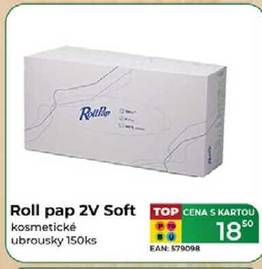 Rettle Roll pap 2V Soft kosmetické ubrousky 150ks  