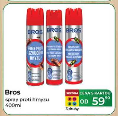 Bros spray proti hmyzu 400ml 
