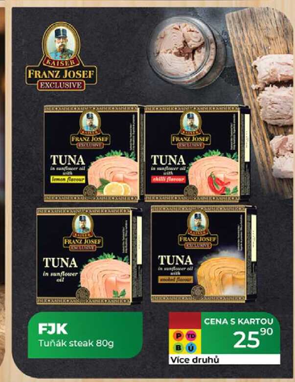 FJK Tuňák steak 80g