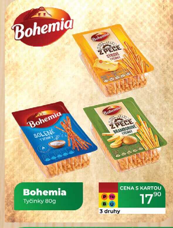 Bohemia Tyčinky 80g 