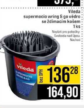Vileda supermocio wring & go vědro se ždímacím košem 1ks