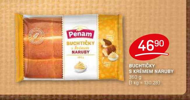 BUCHTIČKY S KRÉMEM NARUBY 360 g