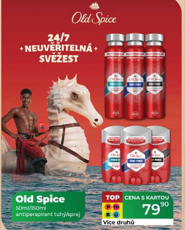 Old Spice 50ml/150ml antiperspirant tuhý/sprej  