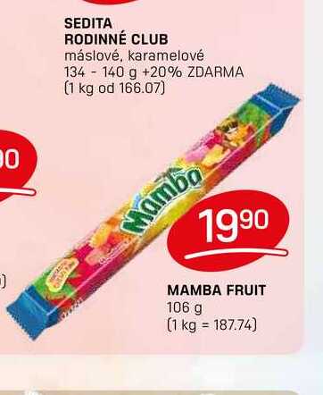 MAMBA FRUIT 106 g 