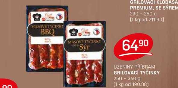 GRILOVACÍ TYČINKY 250-340 g