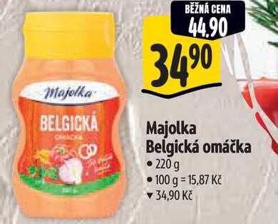 Majolka Belgická omáčka, 220 g 