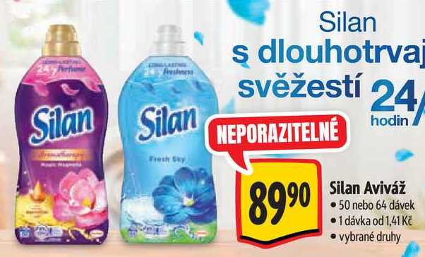 Silan Aviváž, 50 nebo 64 dávek 