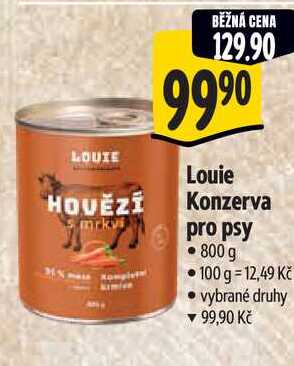 Louie Konzerva pro psy, 800 g