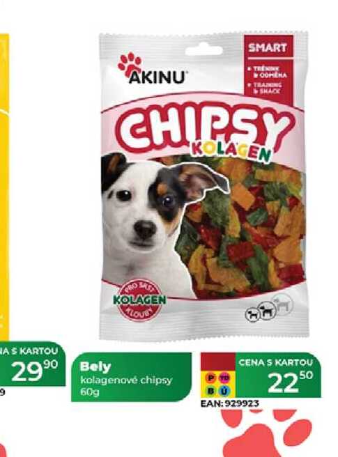 Bely kolagenové chipsy 60g 