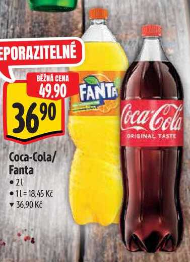 Coca-Cola/Fanta, 2 l