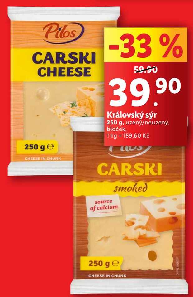 Královský sýr, 250 g