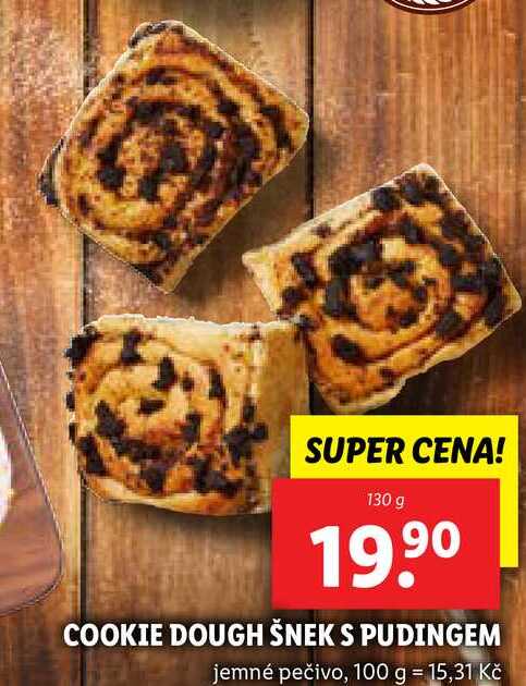 COOKIE DOUGH ŠNEK S PUDINGEM, 130 g
