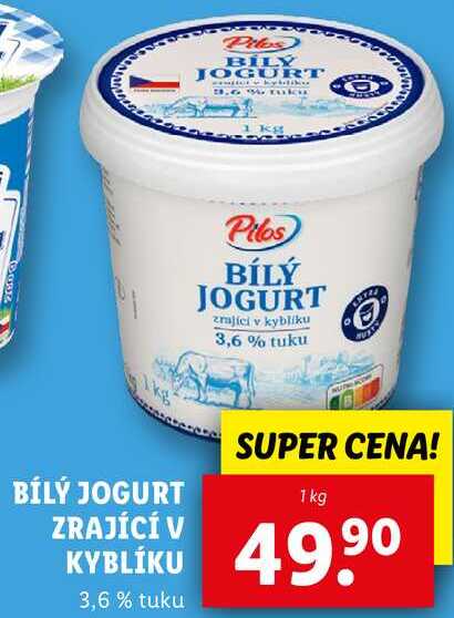 BÍLÝ JOGURT ZRAJÍCÍ V KYBLÍKU, 1 kg