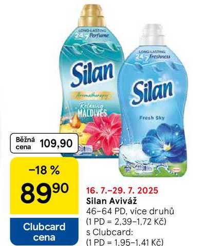 Silan Aviváž, 46-64 PD, více druhů  