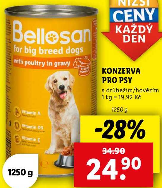 KONZERVA PRO PSY, 1250 g
