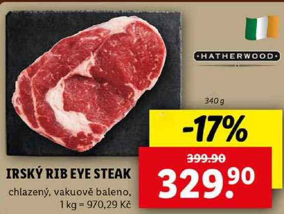 IRSKÝ RIB EYE STEAK, 340 g