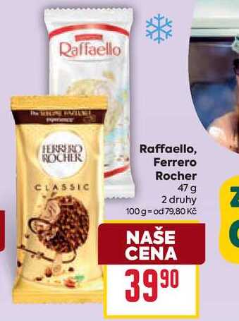 Raffaello, Ferrero Rocher 47 g 