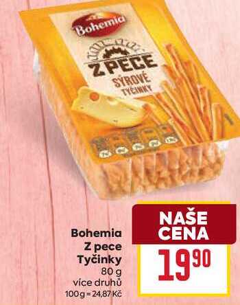 Bohemia Z pece Tyčinky 80 g  
